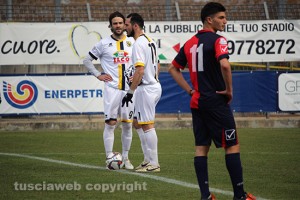Sport - Calcio - Viterbese - Il calcio d'inizio del match contro la Torres