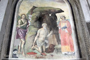 Viterbo - L'affresco del "Pastura" dopo il restauro