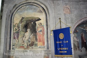 Viterbo - L'affresco del "Pastura" dopo il restauro