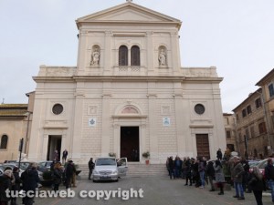 Tarquinia - Duomo - I funerali del fotografo Tommaso Galletta