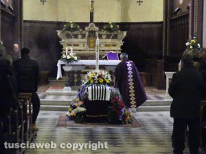 Tarquinia - Duomo - I funerali del fotografo Tommaso Galletta