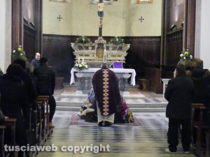 Tarquinia - Duomo - I funerali del fotografo Tommaso Galletta