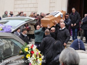 Tarquinia - Duomo - I funerali del fotografo Tommaso Galletta