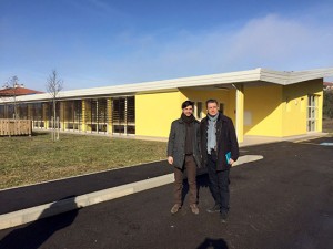 Sabatini e Marini all'asilo di Santa Barbara