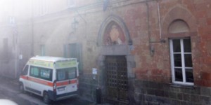 Acquapendente - L'ingresso dell'ospedale 