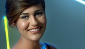 Alice Sabatini testimonial per il dentifricio Blanx
