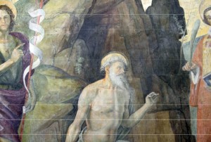 Viterbo - L'affresco del Pastura restaurato