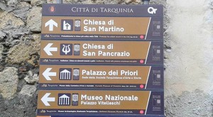 Tarquinia - Segnaletica turistica interattiva