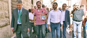La visita di Matteo Salvini a Orte