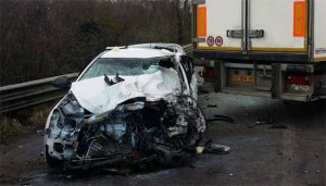 Sutri - Incidente sulla Cassia - Coinvolte due auto e un tir