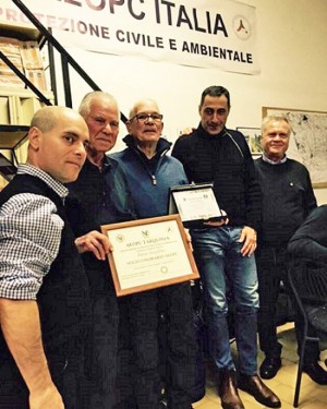 Tarquinia - Aeopc - Riconoscimenti a Pietro Anzellini