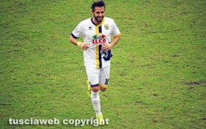 Sport - Calcio - Viterbese - L'esultanza di Michele Boldrini dopo il gol dell'1-0