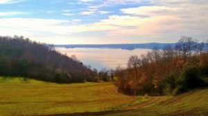 Uno dei panorami lungo il percorso