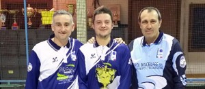 Sport - Bocce - Luca Di Felice durante la premiazione