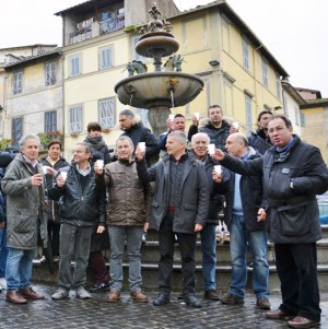 Il brindisi della pro loco di Ronciglione