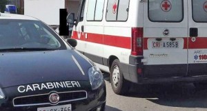 Carabinieri e ambulanza