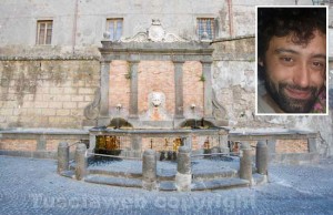 Carbognano - Nel riquadro: Mario Innocenzi
