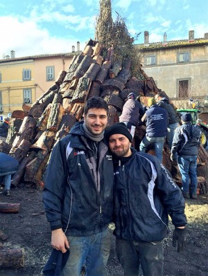 Il Presidente Gabriele Sambuci (a sinistra) ed il vicepresidente Fabio Vagnoni (a destra)