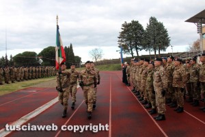 Viterbo - Scuola sottufficiali dell'Esercito - Toscani De Col nuovo comandante