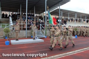 Viterbo - Scuola sottufficiali dell'Esercito - Toscani De Col nuovo comandante