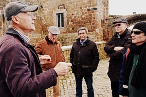 Le interviste all'interno del centro storico 