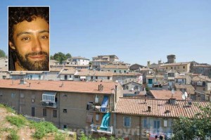 Carbognano - Nel riquadro: Mario Innocenzi