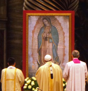 Papa Francesco - festa Nostra Signora di Guadalupe