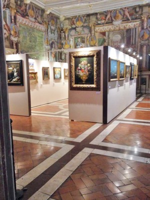 La mostra nella sala Regia