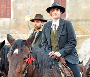 Sant'Antonio abate, Miss Italia Alice Sabatini a cavallo
