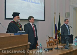 Mosca - Laurea honoris causa in agraria a Riccardo Valentini