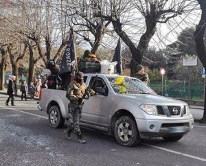 Tuscania - Il presunto carro dell'Isis 