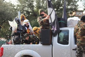 Tuscania - Il presunto carro dell'Isis
