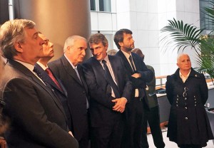 Bruxelles - Fioroni, Sassoli Franceschini e Maria Fida Moro
