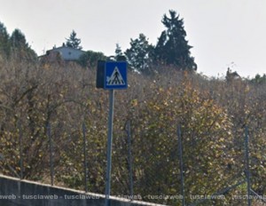 Ronciglione - Via dell'ospedale consorziale - Il palazzo dove abitava la donna ritrovata nel congelatore