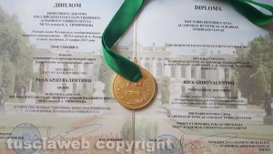 Mosca - Laurea honoris causa in agraria a Riccardo Valentini