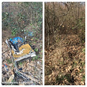 Viterbo Clean up pulisce Monte Fogliano