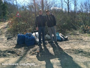 Viterbo Clean up pulisce Monte Fogliano