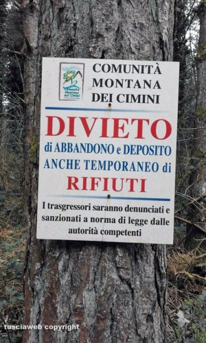 Viterbo - Il percorso ginnico della forestale viene ripulito