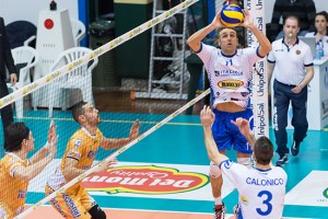 Sport - Pallavolo - I ragazzi della Maury’s Italiana assicurazioni Tuscania durante il match contro Sora