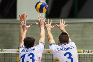 Sport - Pallavolo - I ragazzi della Maury’s Italiana assicurazioni Tuscania durante il match contro Sora