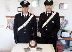 Vetralla - La droga sequestrata dai carabinieri