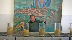 Marta - Incubatoio Madonna del Monte - Giuliano Rocchi rimuove le uova