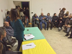 Blera - Assemblea pubblica per i profughi di Civitella Cesi