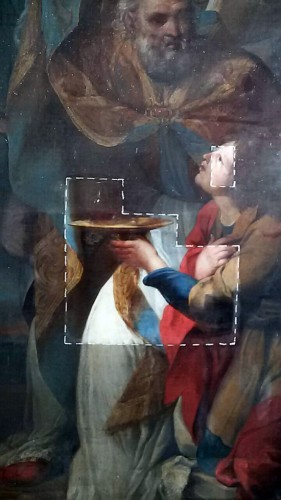 Vallerano - Restauro della pala d'altare 