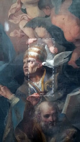 Vallerano - Restauro della pala d'altare 