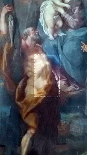 Vallerano - Restauro della pala d'altare 