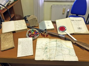 Carbognano - Il materiale sequestrato dai carabinieri