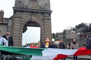 Viterbo -  La manifestazione in ricordo delle foibe