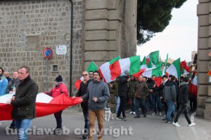 Viterbo -  La manifestazione in ricordo delle foibe