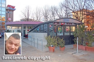 La discoteca Subway - Nel riquadro Valentino Galantuomo